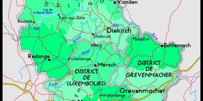 Lucembursko mapě